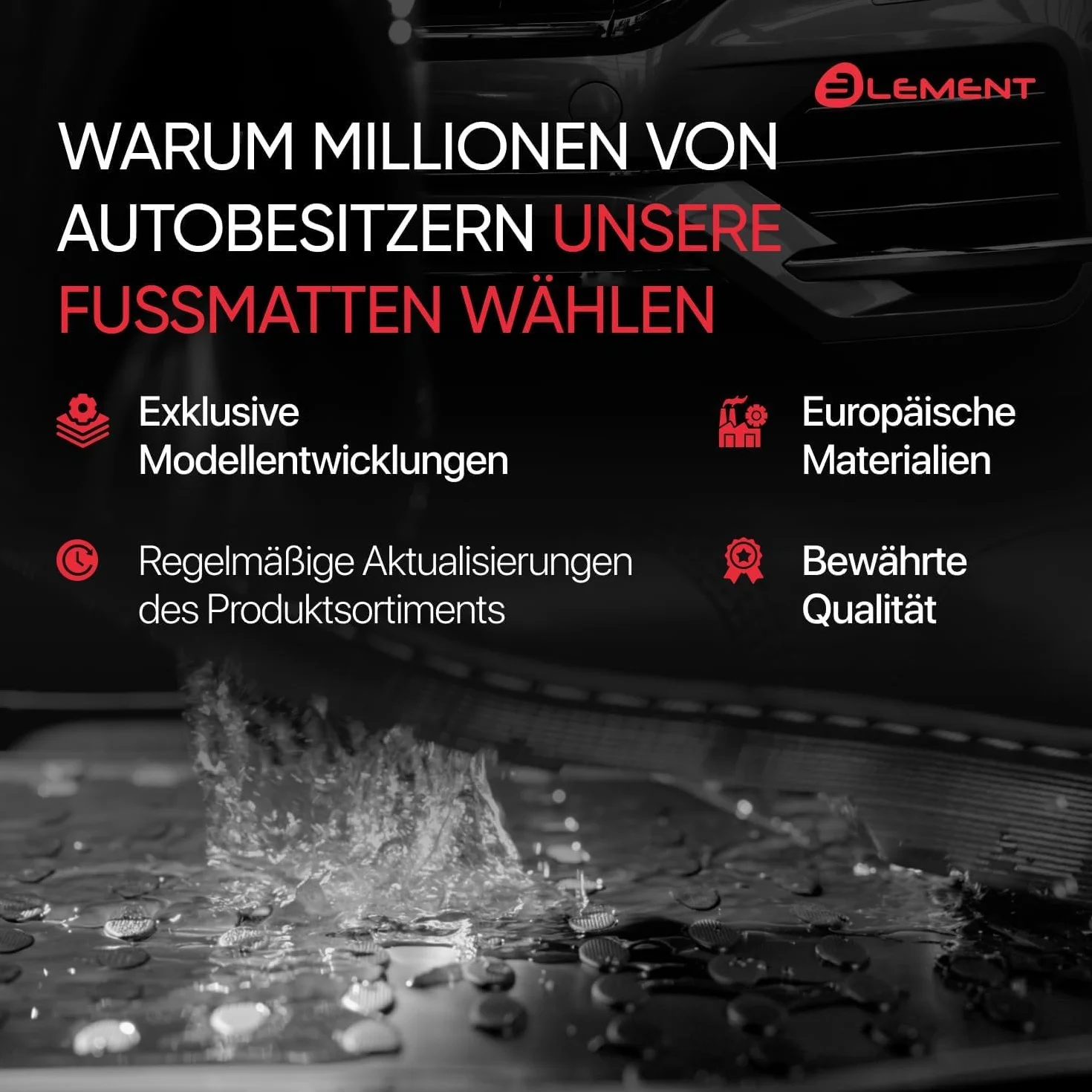 Toyota RAV4 TPE 3D Tappetini Auto Gomma Mk5 XA50 2018-2024 Zestaw