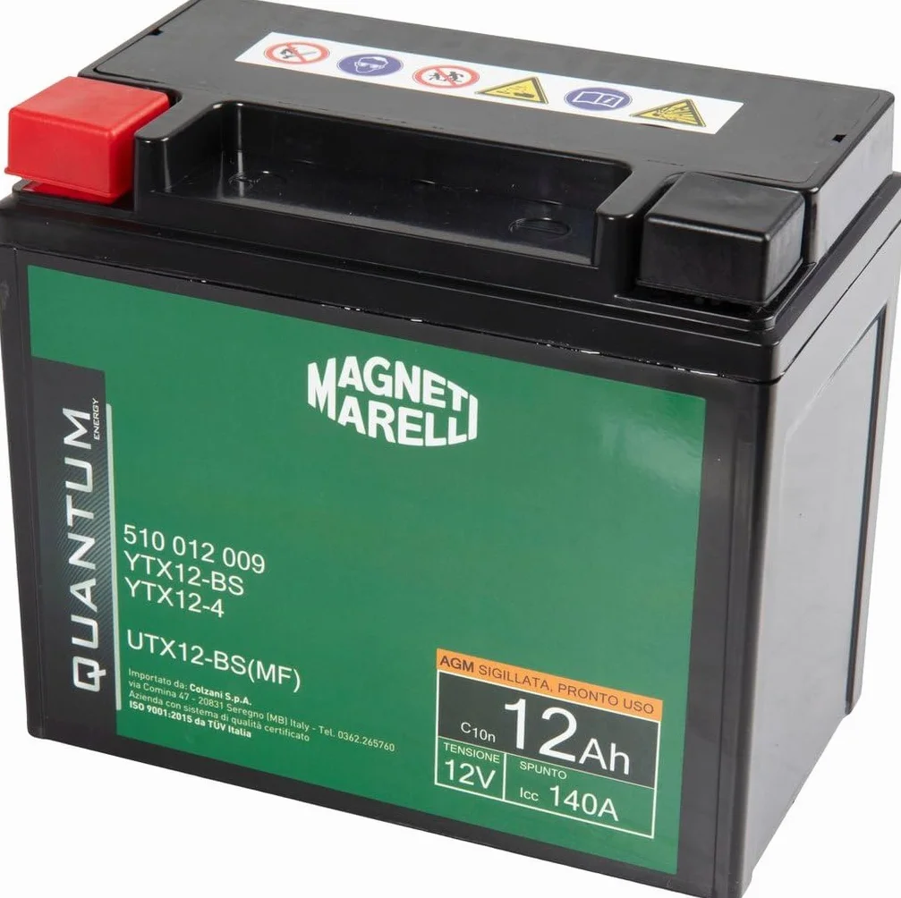 Bateria Quantum-Marelli 12ah AGM bezobsługowa