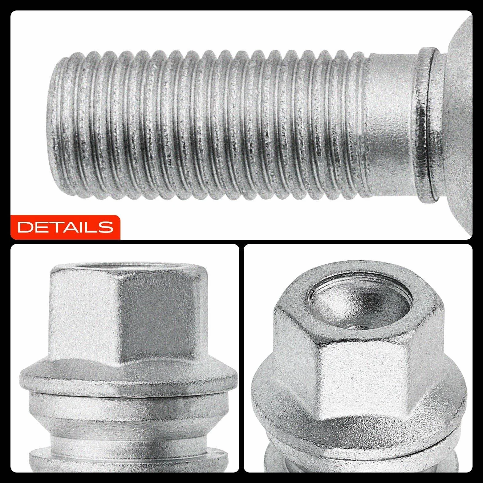 Frankberg 10x Bulloni per ruota Vite ruota M14x1.5 Compatibile con Q7 Transporter V 2002-Hetue