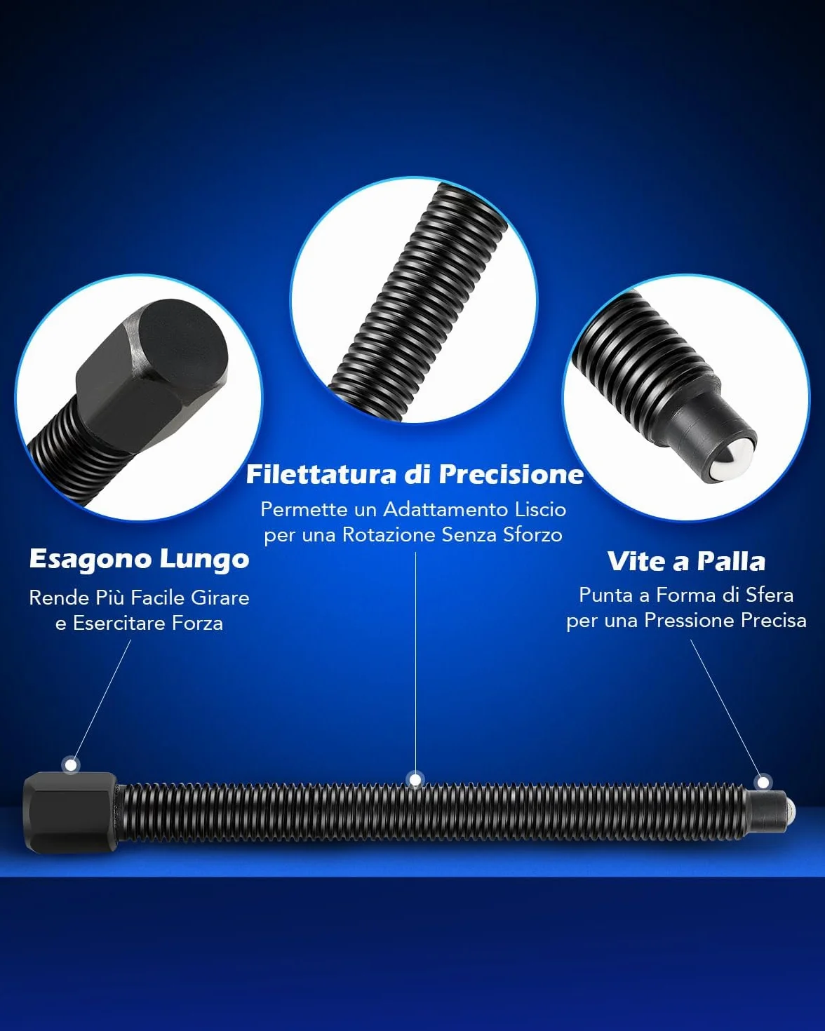Orion Motor Tech Estrattore per Cuscinetti 5T Ganasce 50-76 mm 14 Pezzi Separatore