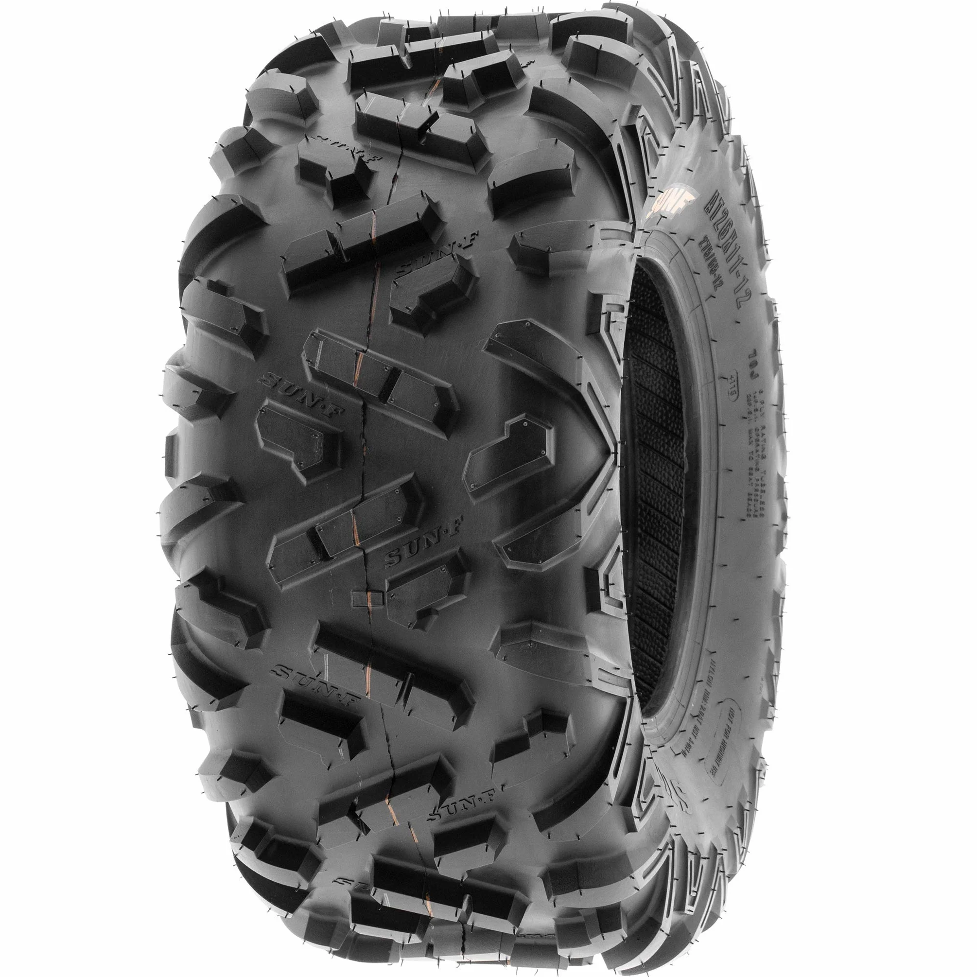 SunF A051 25x8-12 & 25x10-12 Power.II Quad ATV UTV Pneumatici sportivi 6PR TL, set di 4 pezzi