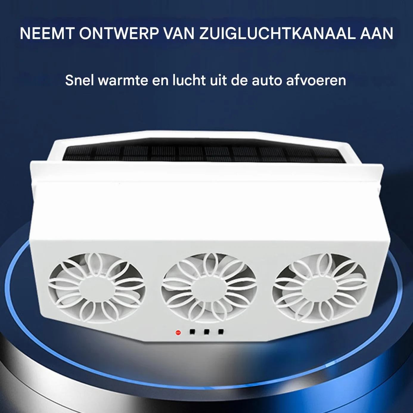 Ventilatore a energia solare Unità di ventilazione estrattori calore Apertura radiatore automatica pannello energetico auto RV