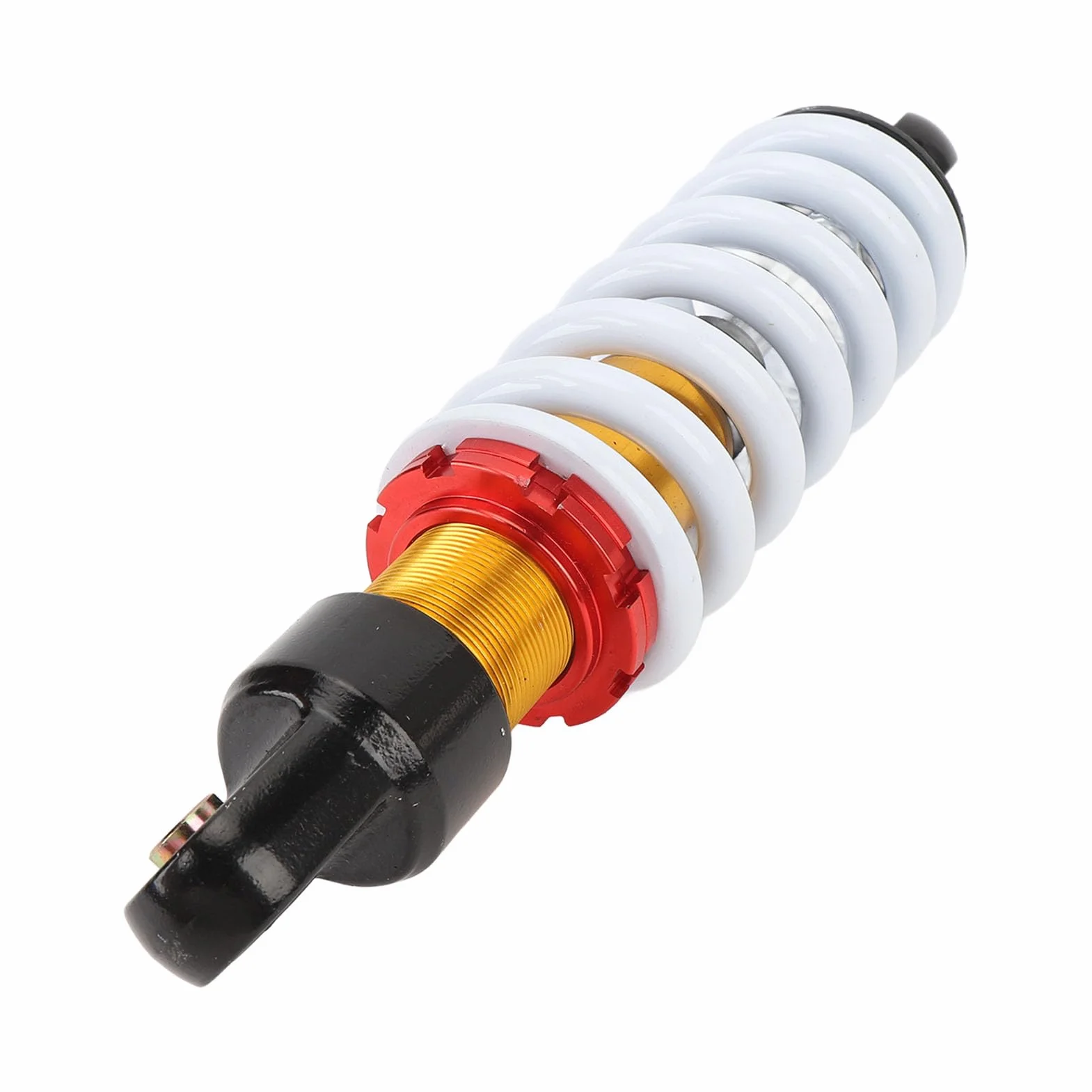 Ammortizzatore per moto da 260 mm, ammortizzatore a sospensione universale con molla da 11 mm di diametro e smorzamento regolabile per moto da cross, ATV, quad, go-kart e scooter d