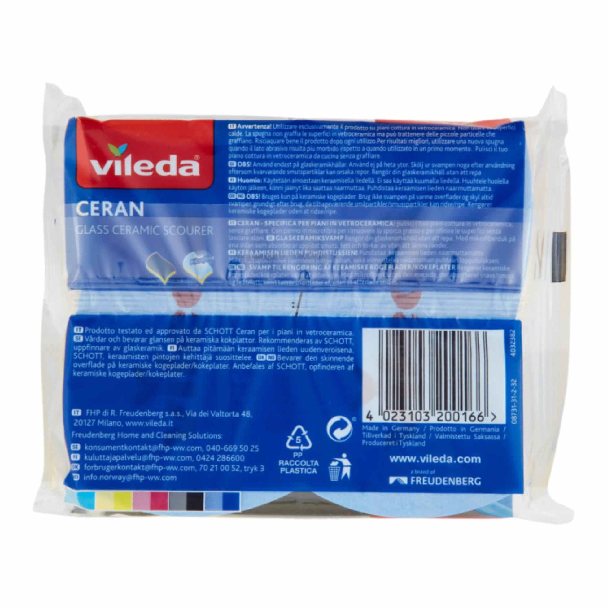 KH-7 PULITORE PIANO COTTURA 750 ML + VILEDA CERAN 2 PZ