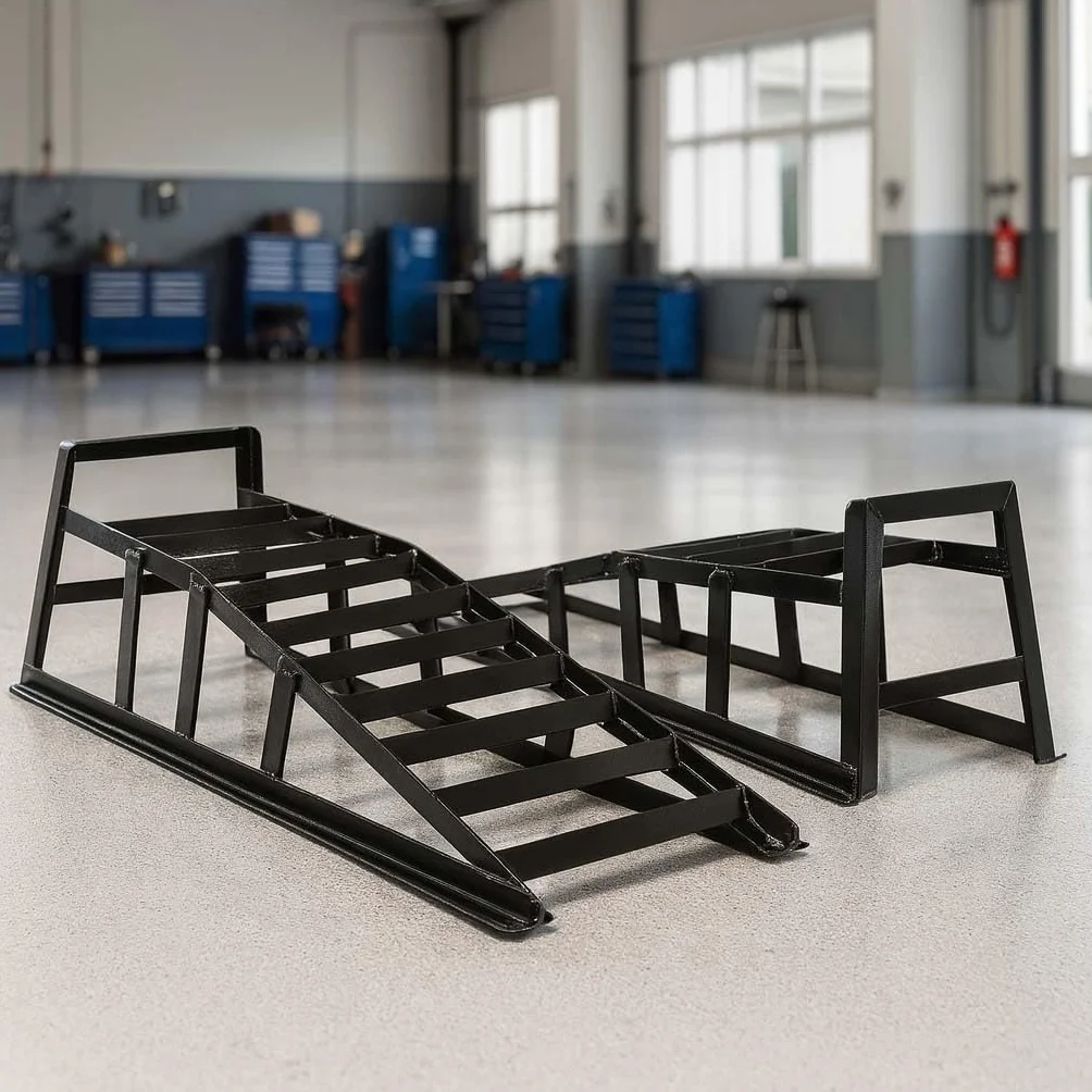 Wiltec Set 2 rampe di carico per veicoli fino a 2 t, acciaio