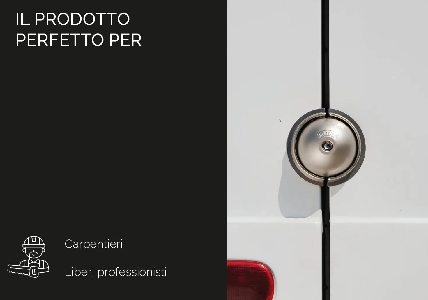 UFO Serratura di Sicurezza per Vano di Carico Furgoni, Nickel Opaco