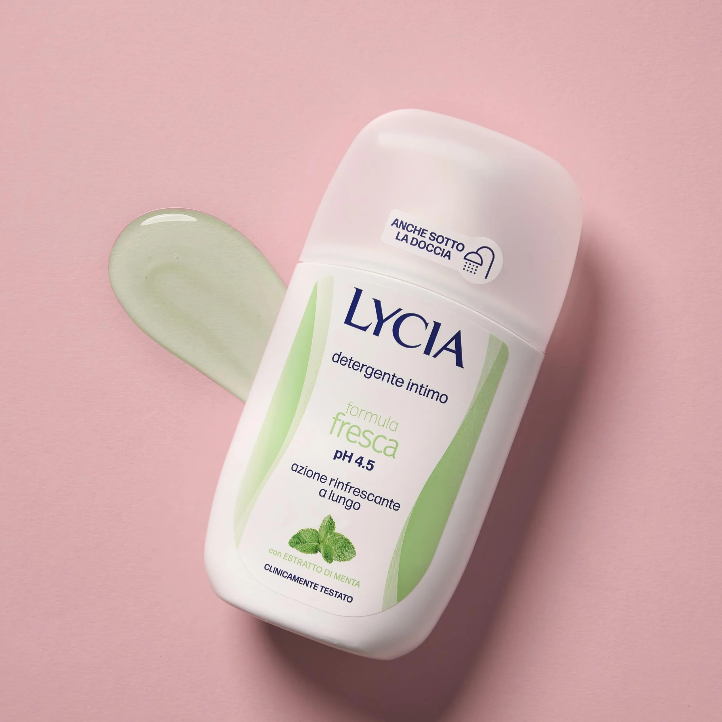 Lycia Detergente Intimo Fresca con Estratto di Menta, pH 4.5, 200 ml