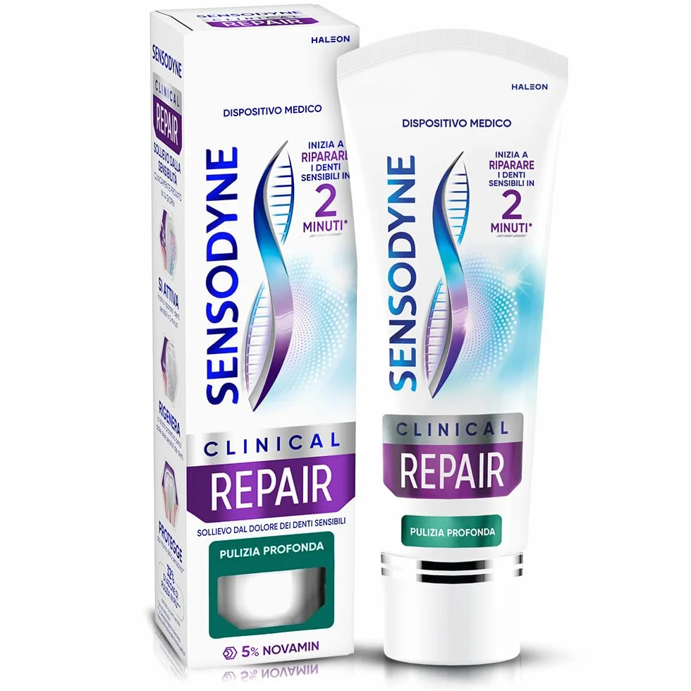 Sensodyne Clinical Repair Pulizia Profonda Dentifricio Denti Sensibili 75ml
