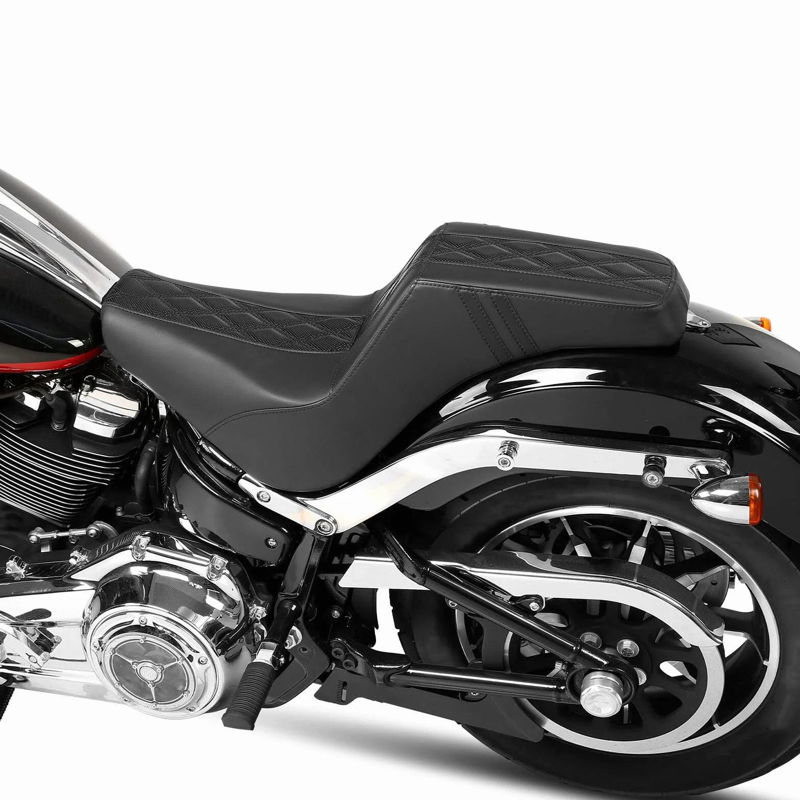TCMT Sedile passeggero conducente monopezzo adatto per Harley Softail Street Bob FXBB FXBBS 2018-2023 Softail Standard FXST 2020-2023