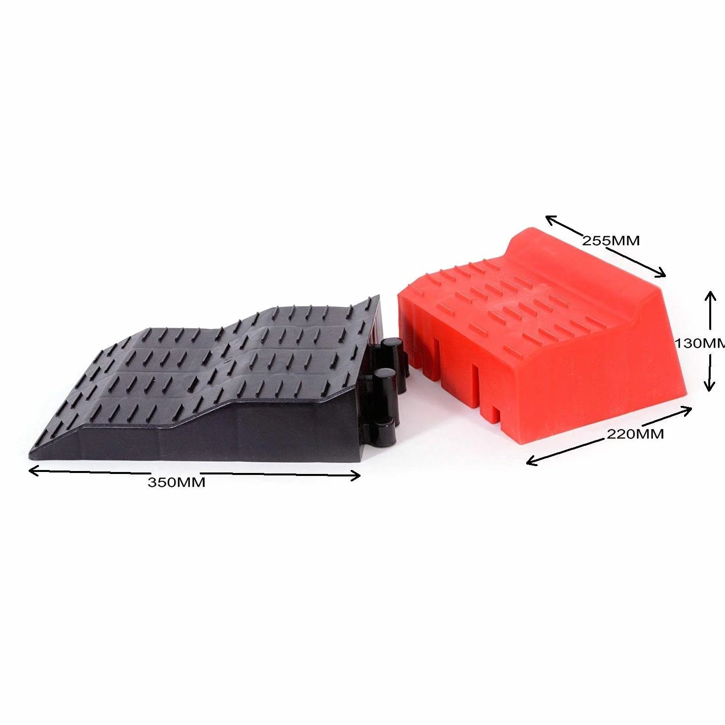 KATSU Rampe di Livellamento per Roulotte 2 Pezzi 4 TON Cunei Livellamento Camper da Campeggio in Plastica per Impieghi Gravosi a 3 livelli per Garage Officina Auto Camion 161916