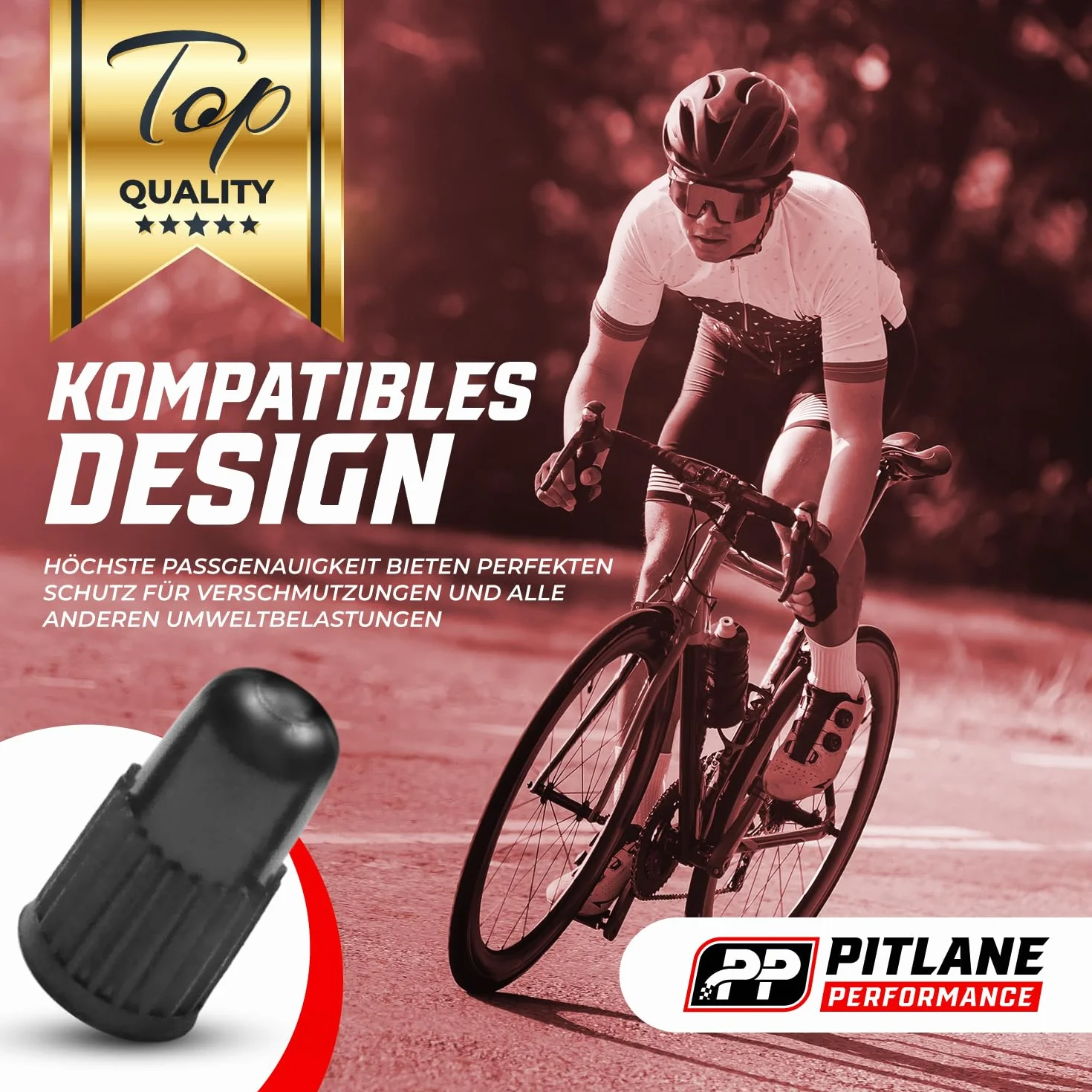 Cappucci valvola Presta Set da 10 Coprivalvole per pneumatici bici e-bike