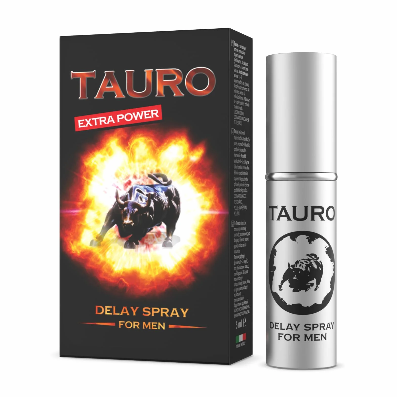 INTIMATELINE Tauro Extra Power Spray Ritardante Intimo per Uomo 5ml