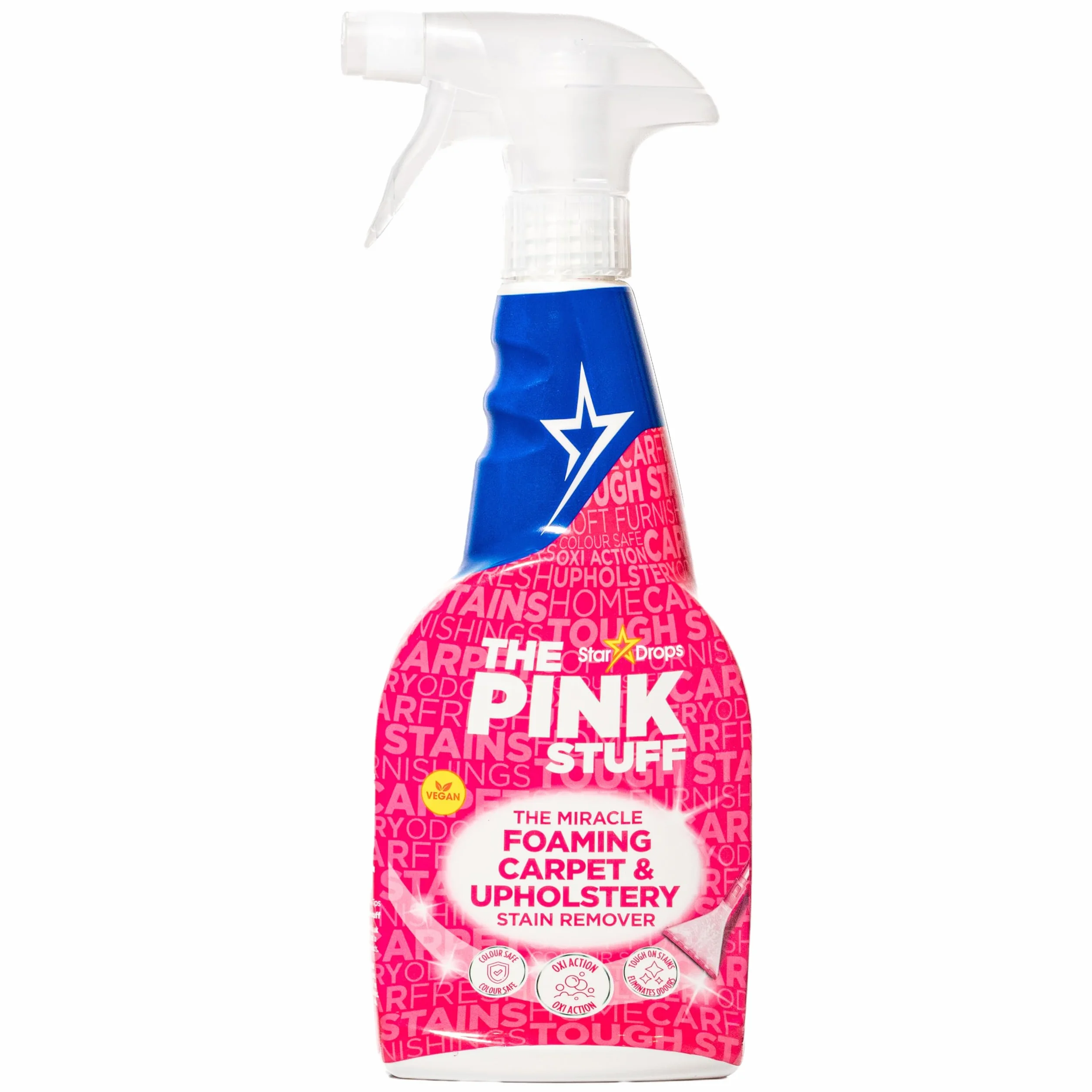 The Pink Stuff Miracle Smacchiatore in Schiuma per Tappeti e Tappezzeria, Formula Oxi