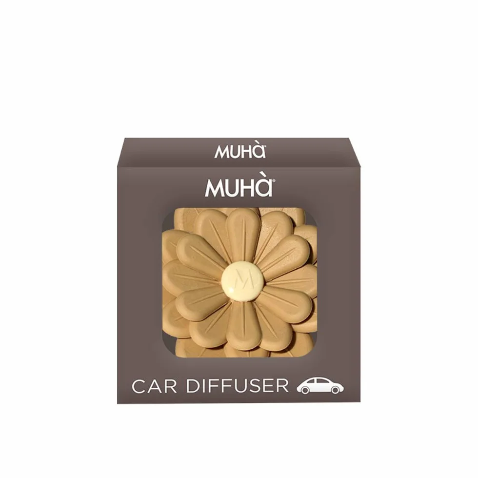 Muhà Car Diffuser Profumatore d'auto 63x22x63 beige vaniglia ambra