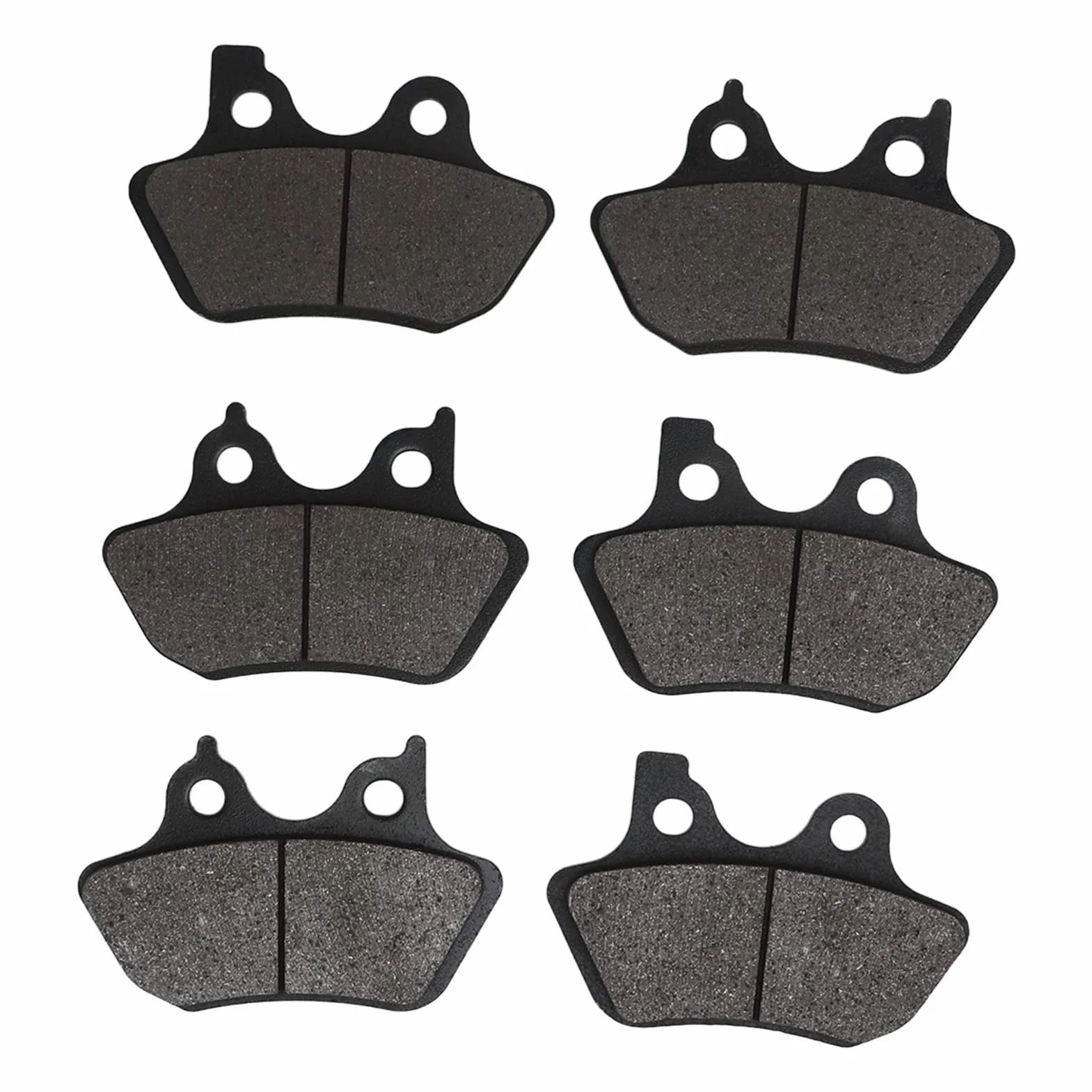 Aramox FA400 Set di 6 Pastiglie Freno Anteriori Posteriori in Metallo