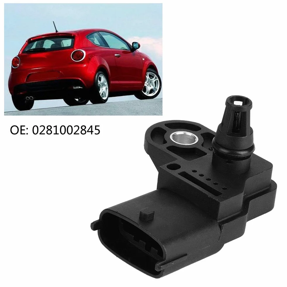 0281002845 Sonde di Pressione Sensori Powersports Collettore Carburante Collettore di Aspirazione Sensore Pressione Aria per Stilo Doblo Multipla 0281002845 Sensore