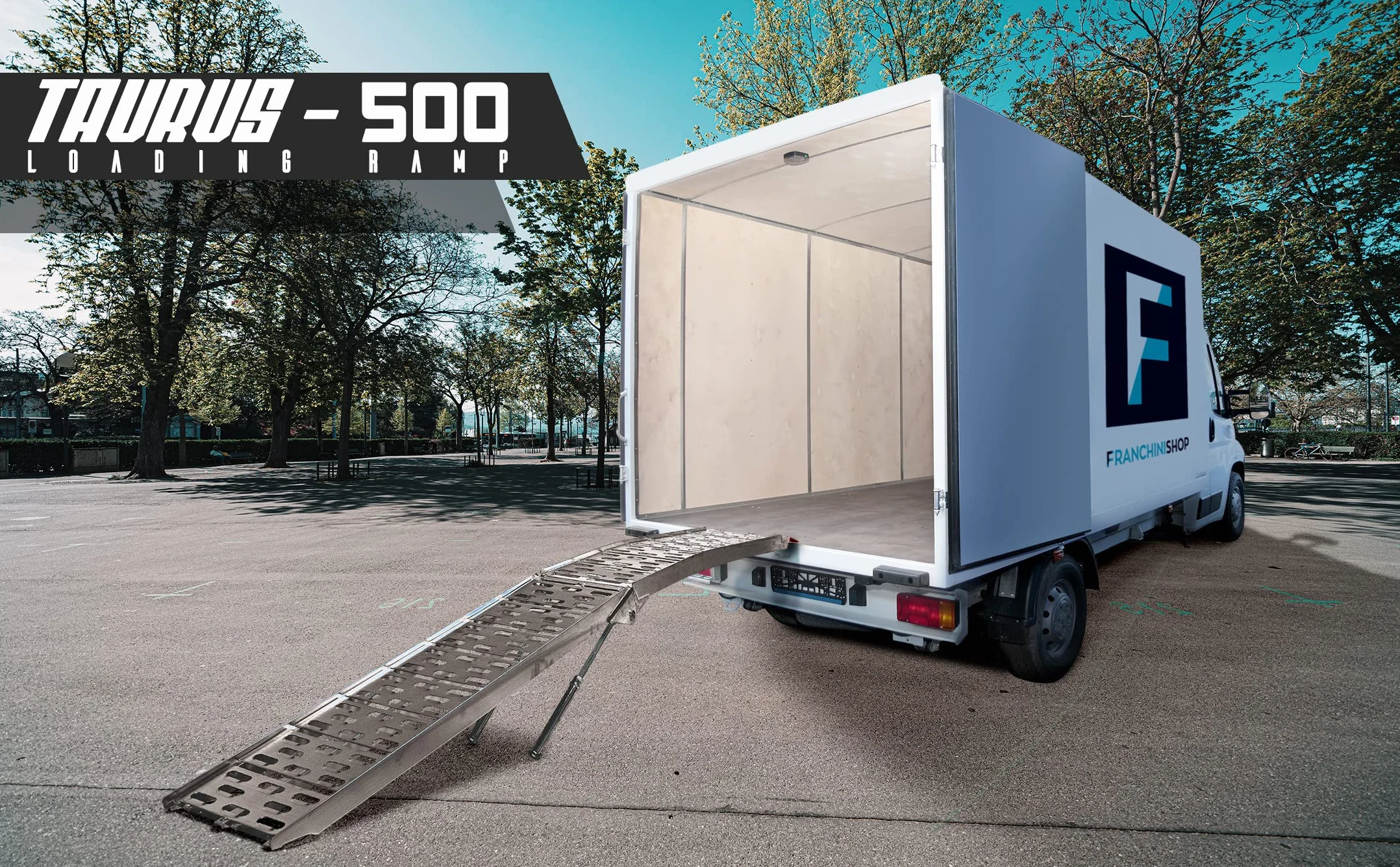 Taurus - Rampa da carico antiscivolo da 250/500 kg. Rampa da carico robusta ed ultraleggera per moto scooter e quad (Taurus 500kg)