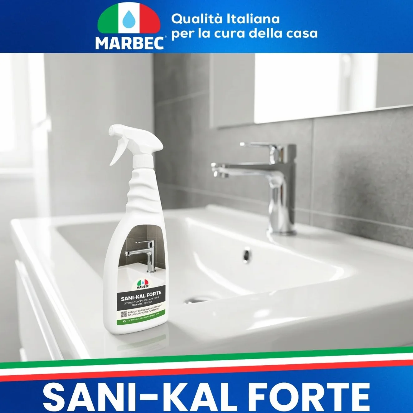 MARBEC SANI-KAL FORTE 750ML Detergente anticalcare forte per bagno