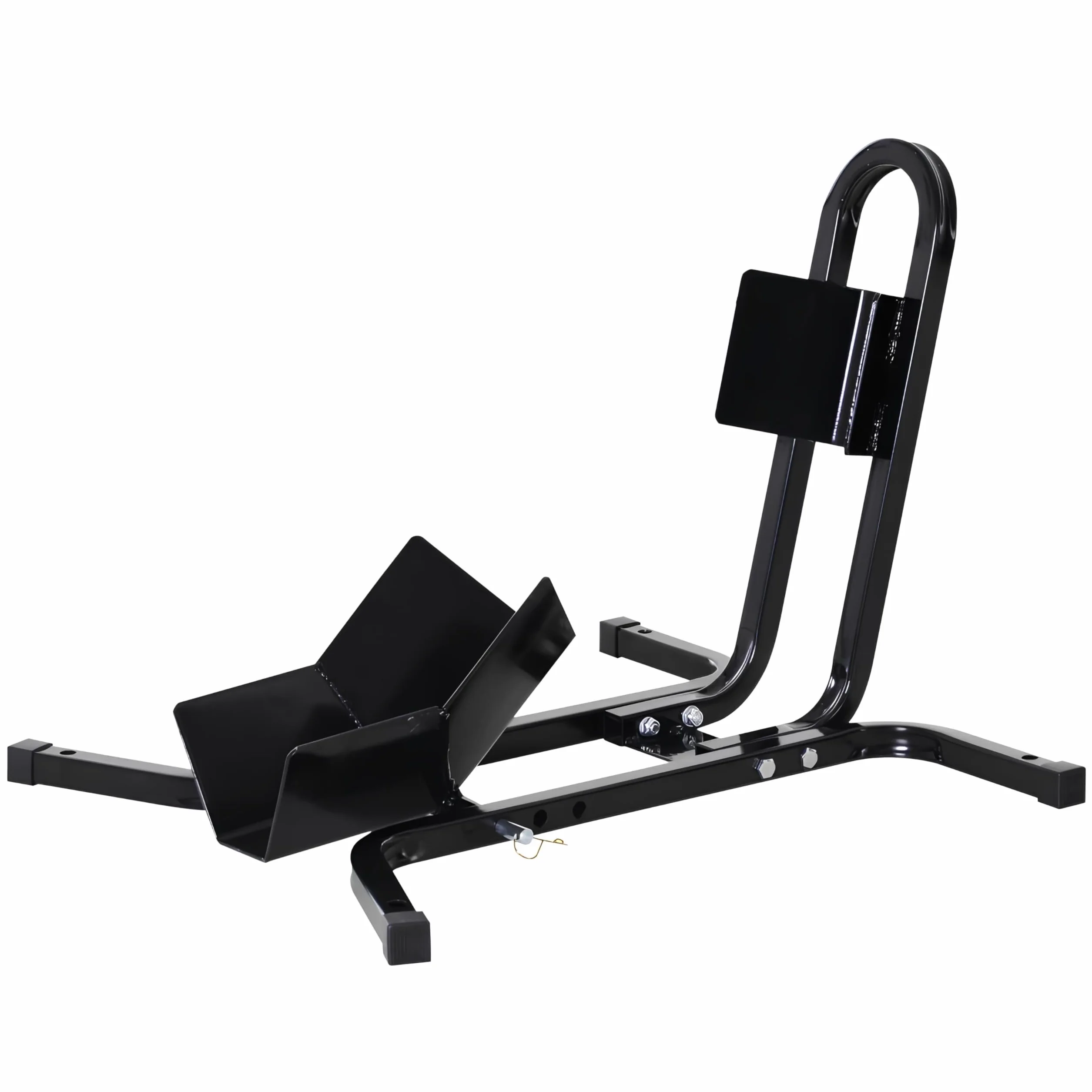 Blocca Ruota Moto Universale Regolabile 3 Livelli Anti-Caduta Peso Max 250 kg Metallo 60x55x43 cm Nero