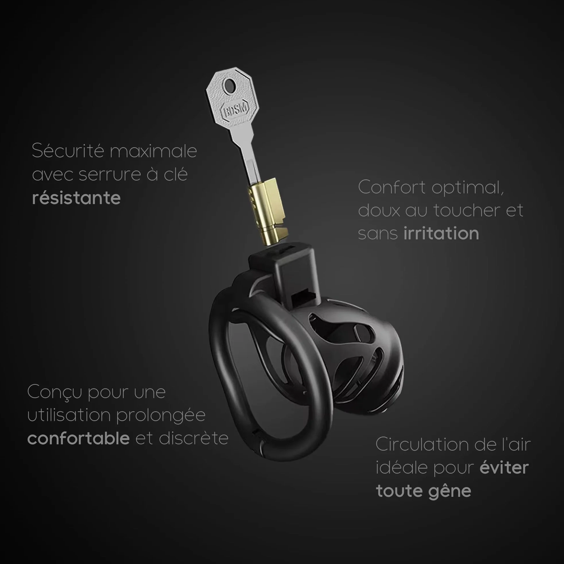 Chastity Cage Gabbia Castità Uomo Cock Cage Cintura Castità Sextoy