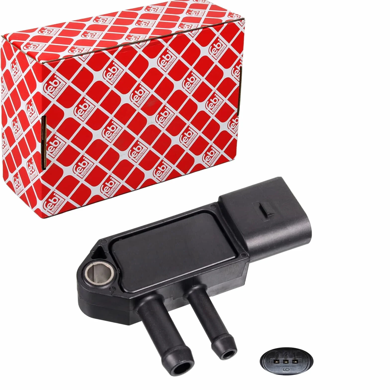 FEBI BILSTEIN Sensore, Pressione gas scarico 40856 Compatibile con: AUDI A1, A1 Sportback, A3, A3 Cabriolet, A3 Sportback, A4 Allroad B8, A4 B8, A4 B8 Avant, A5, A5 Cabriolet, A5 Sportback, A6 C7