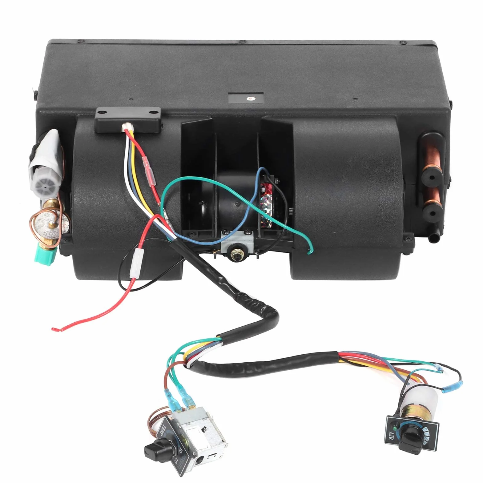 A/C Kit riscaldatore e unità evaporatore 12V 3 velocità 600CFM universale per camion auto