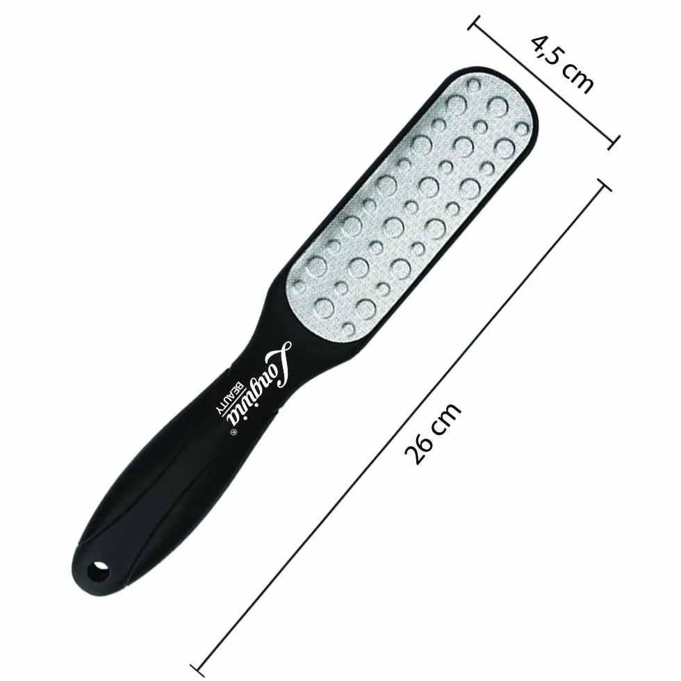 Raspa Piedi Professionale Doppia Superficie Lima Acciaio Inox Rimozione Calli Duroni Pelle Morta Pedicure