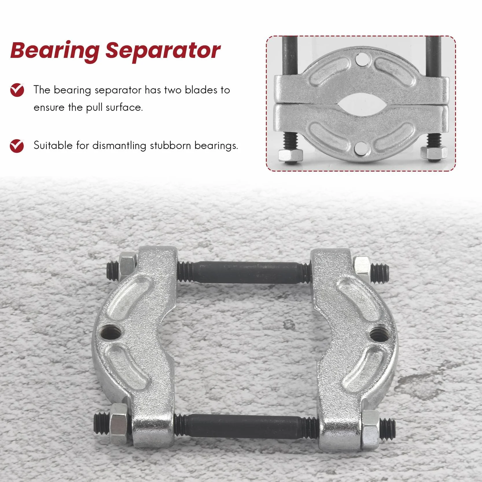 Separatore per Cuscinetti da 1 Pollice 10Mm-30Mm Estrattore per Cuscinetti Estrattore per Cuscinetti Estrattore per Cuscinetti Estrattore per Cuscinetti Estrattore per Cuscinetti