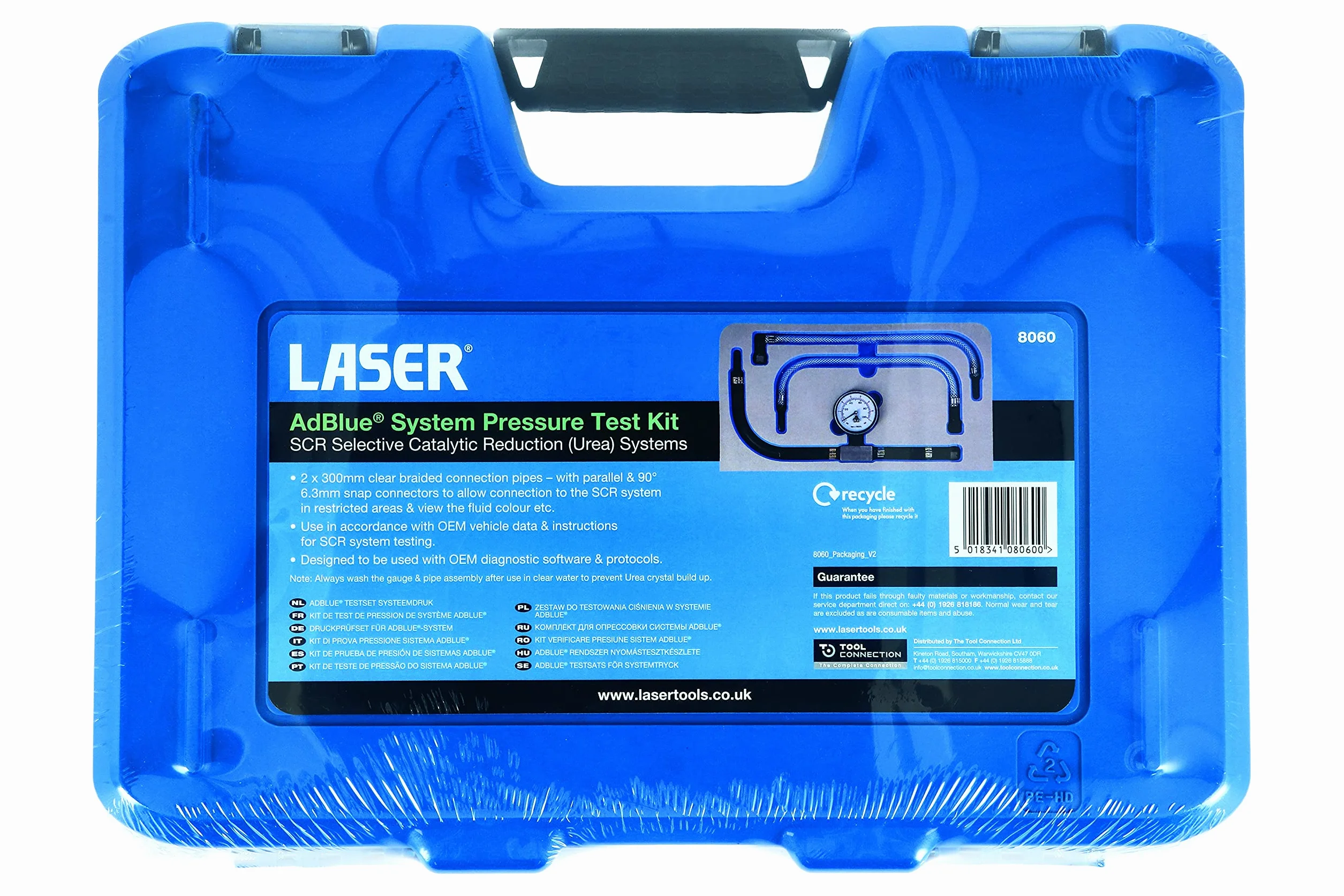 Laser 8060 AdBlue® System Pressure Test Kit