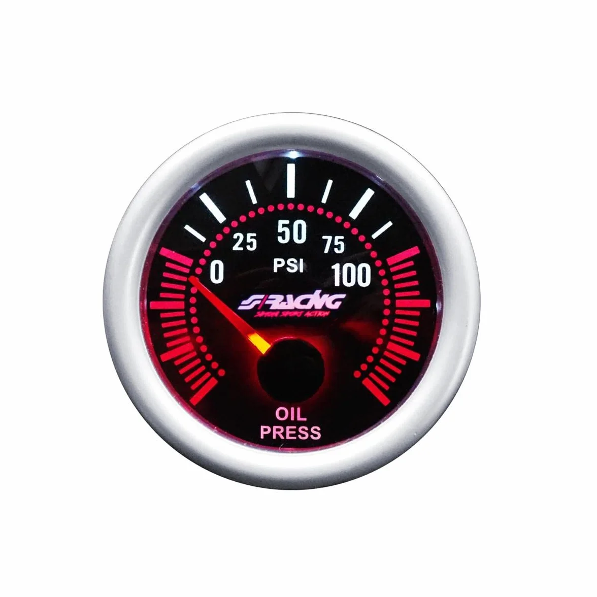 Simoni Racing OP/A Indicatore elettrico di Pressione Olio Nero