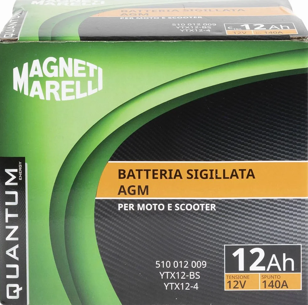 Bateria Quantum-Marelli 12ah AGM bezobsługowa