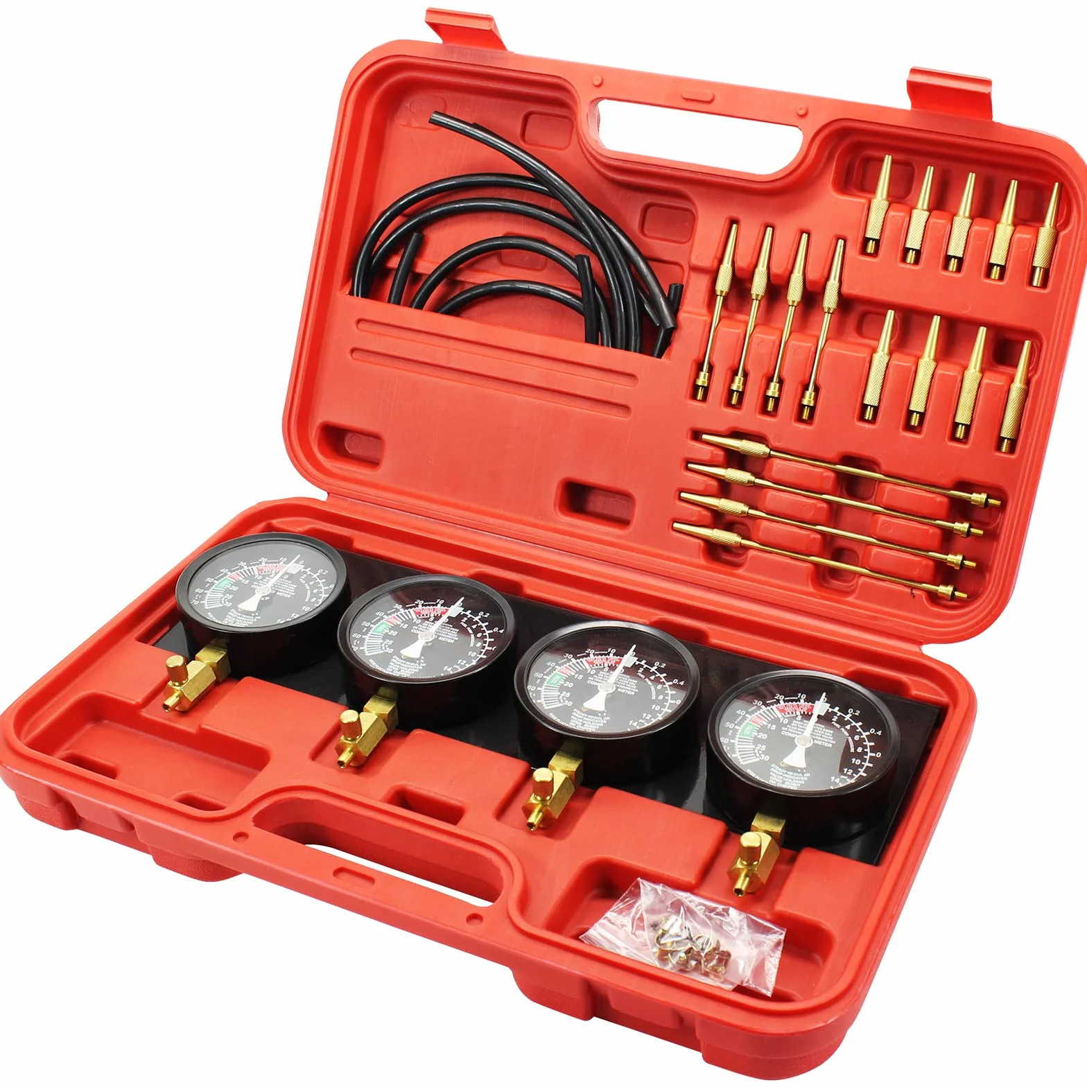 Sincronizzatore Carburatore con 4 Manometri per Auto e Moto