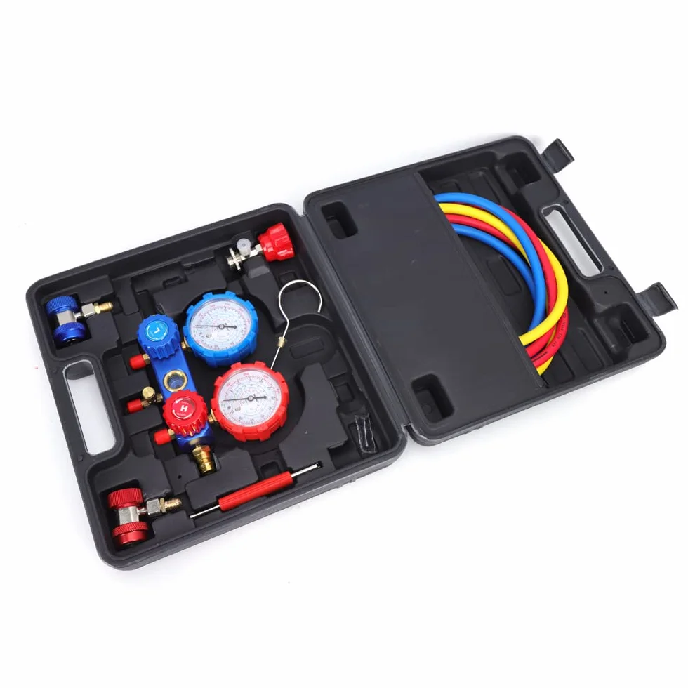 Set di manometri per auto R410A R134A R536A R530G R636G con tubi