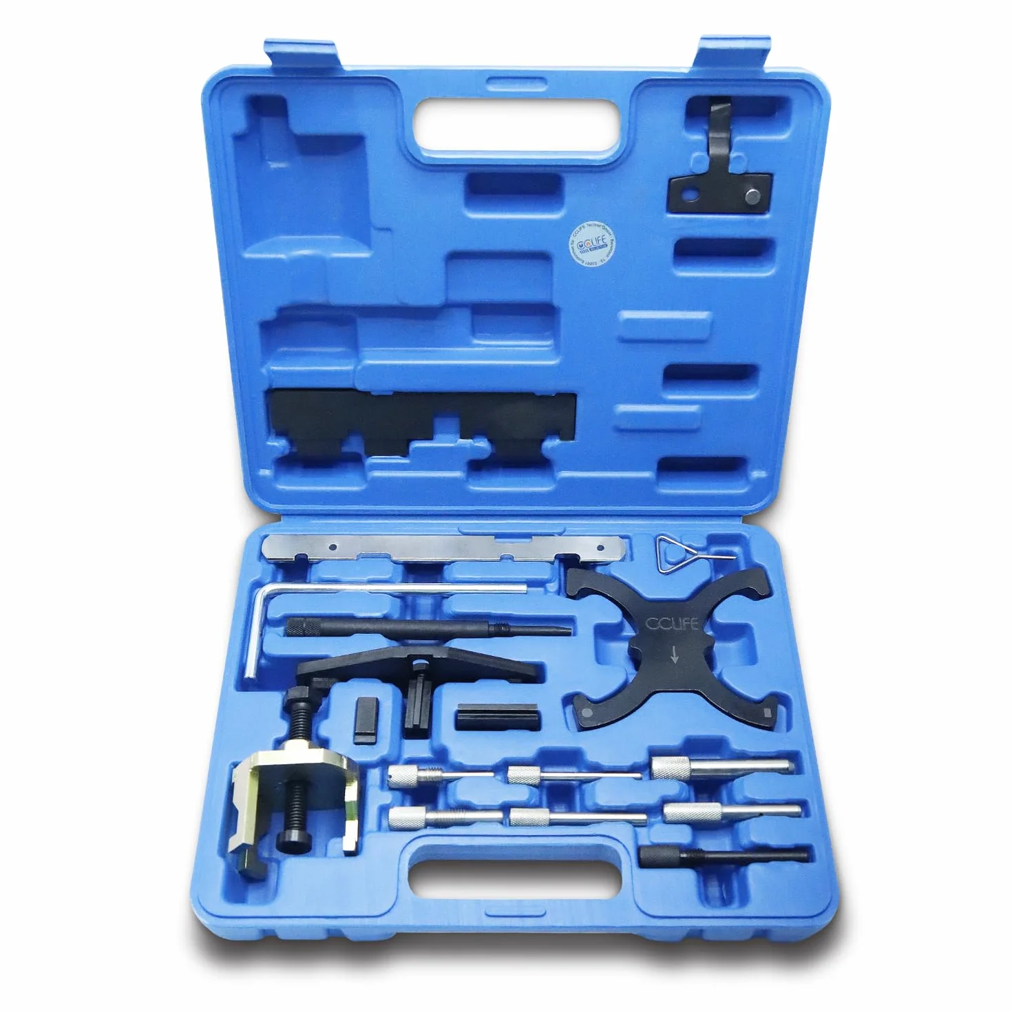 CCLIFE Motore Timing Tool Kit Compatibile PSA Ford 1.25 1.4 1.6 1.7 1.8 2.0 TDCI