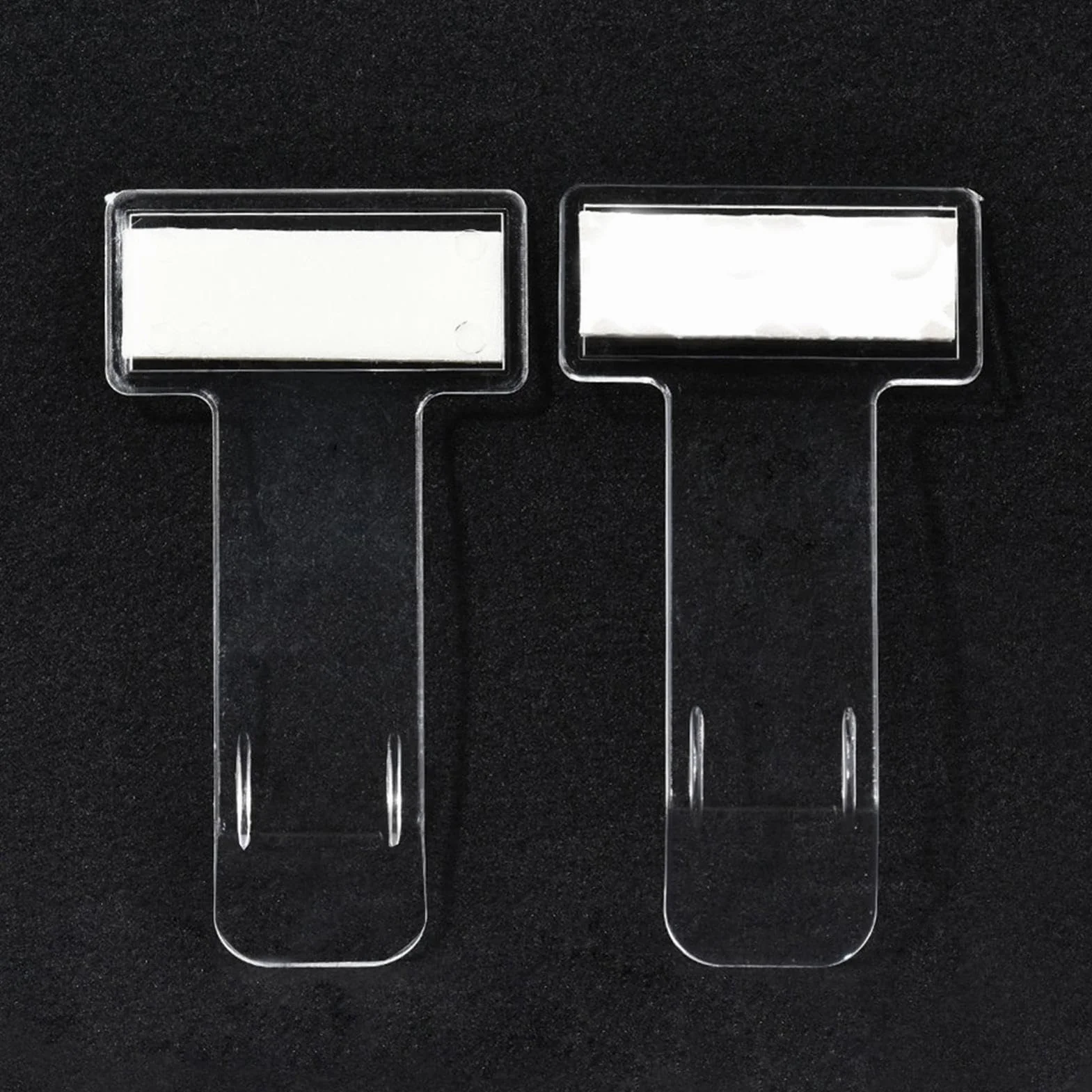 Adesivo Porta Parabrezza 2 Pezzi Porta Cartelli Parcheggio Disabili Clip Biglietti Auto