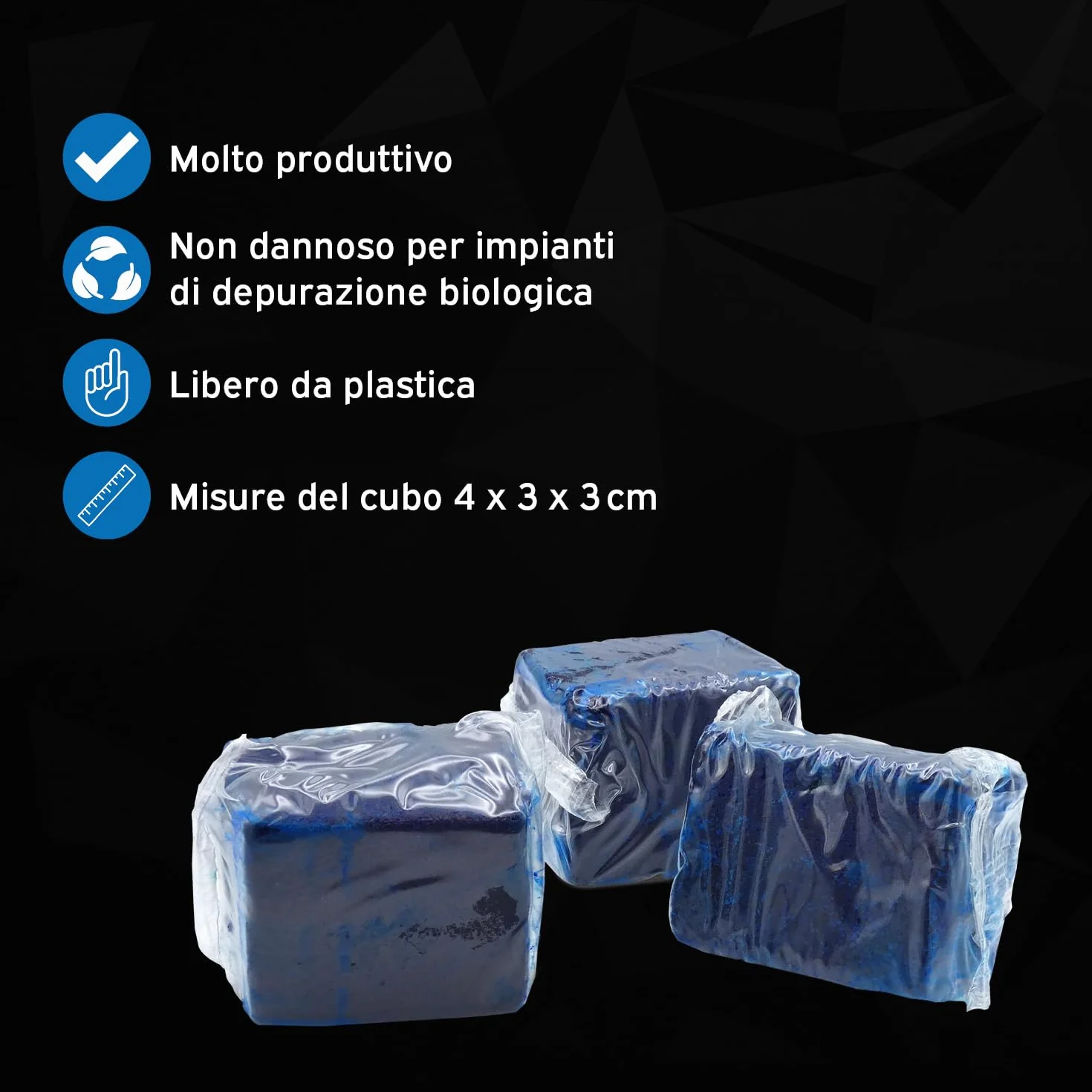 kör4u Cubetti per serbatoio dell’acqua 10 pastiglie WC blu autoattivanti pulizia calcare depositi biodegradabili