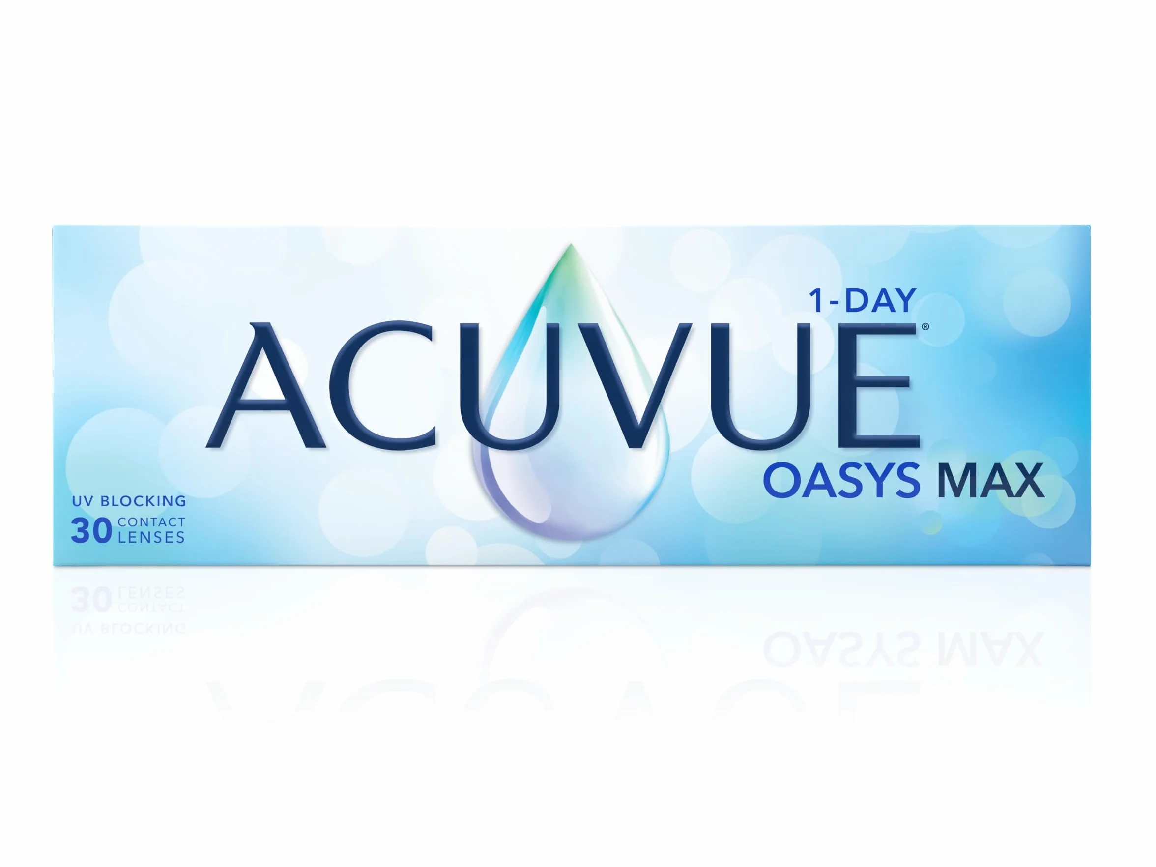 ACUVUE OASYS MAX 1-Day lenti a contatto giornaliere -1.50 diottrie BC 8.5 DIA 14.30 30 lenti