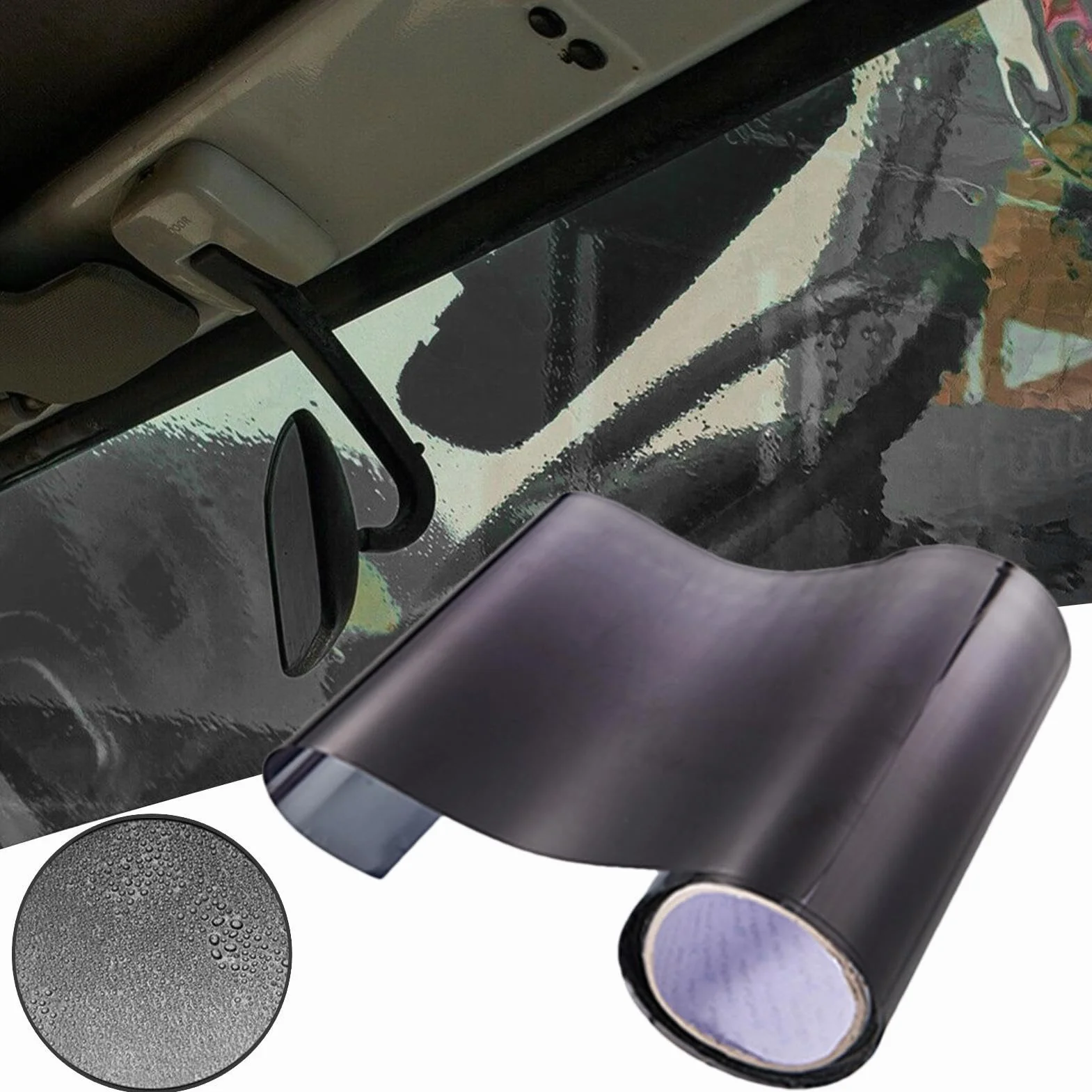 Pellicola oscurante per auto, protezione solare, strisce parasole per parabrezza auto, protezione UV