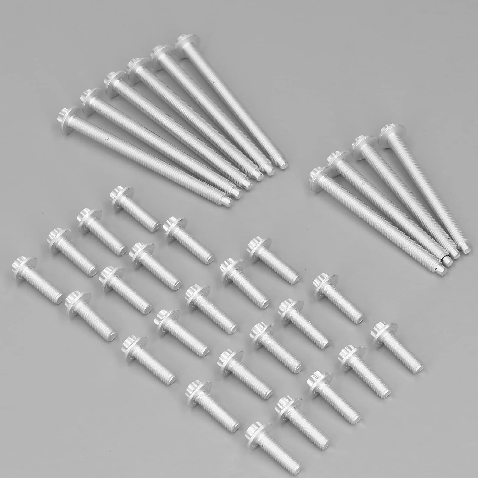 Aluminium Antiruggine Kit Bulloni Coppa Olio Motore 33 Pezzi per E88 E90 E91 E92 F23 F80 F61