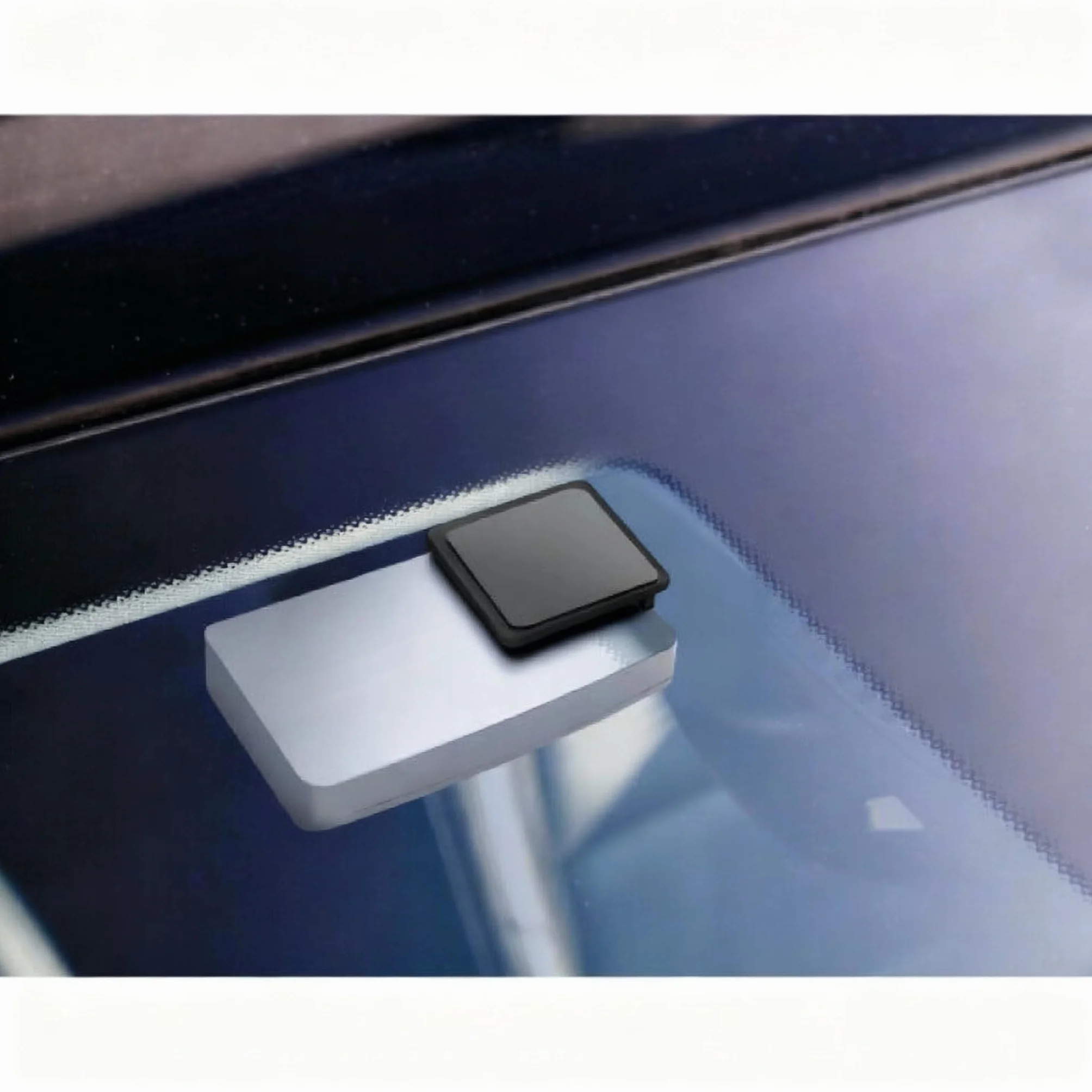 Clip adesiva Telepedaggio Sistema di fissaggio supporto removibile 3 x 3 cm Nero