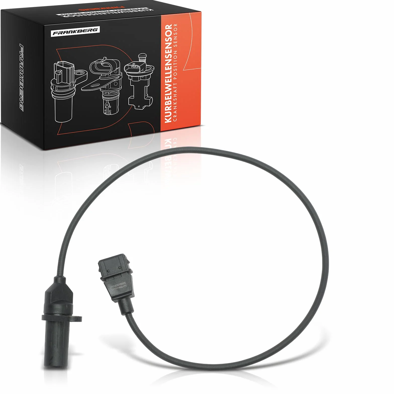 Frankberg Sensore dell'albero Motore 3-Poli Compatibile con Punto Furgone/Compatto 188 Strada Pick-up 178 278 Grande Punto 199 Doblo MPV 119 223 Palio Weekend 171 173 178 373 374 81402