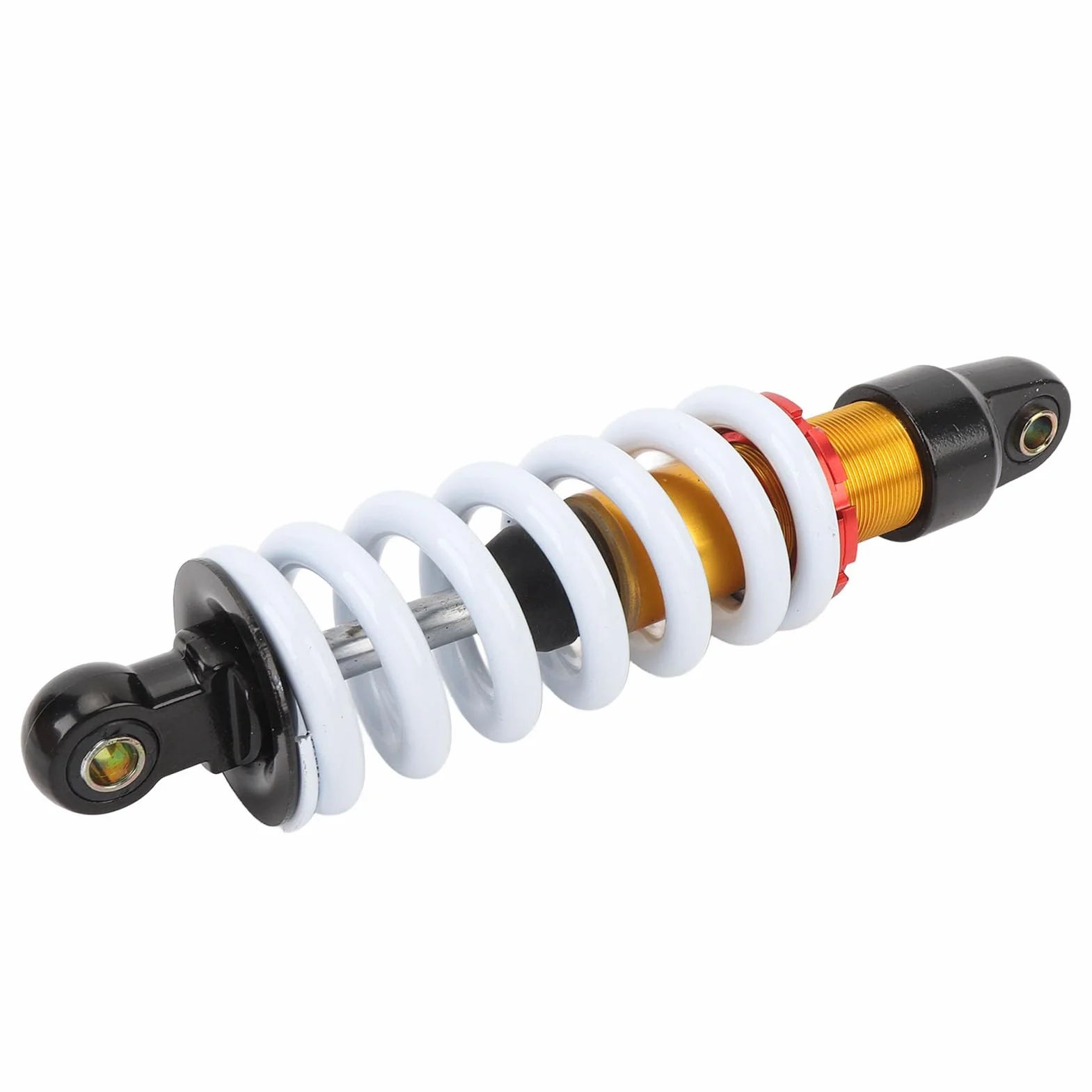 Ammortizzatore per moto da 260 mm, ammortizzatore a sospensione universale con molla da 11 mm di diametro e smorzamento regolabile per moto da cross, ATV, quad, go-kart e scooter d
