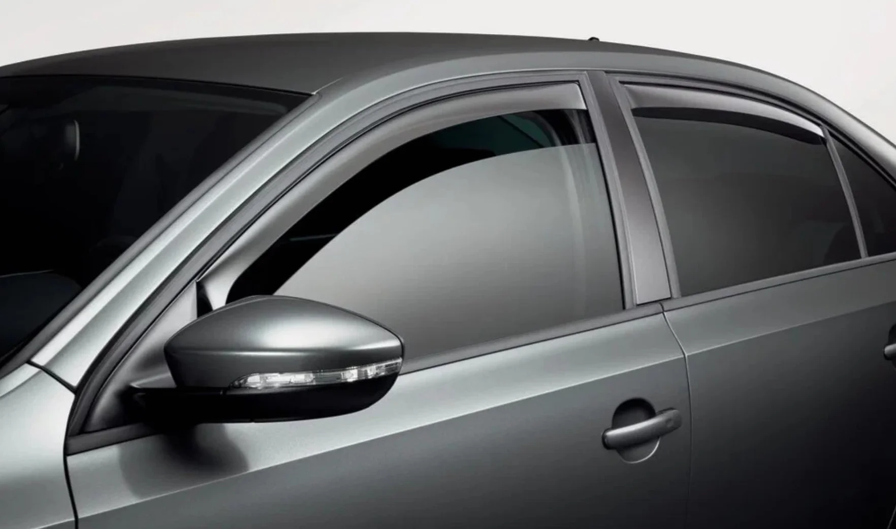 Set di 4 deflettori d'aria compatibili con VOLKSWAGEN GOLF 5 5 porte Hatchback modelli 2004 2005 2006 2007 2008.