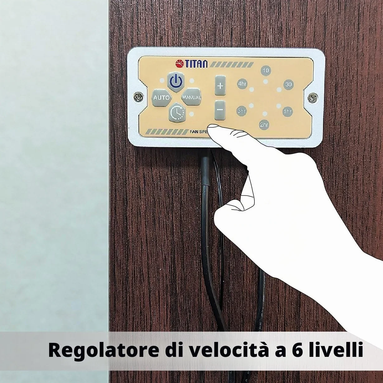 TITAN- Ventola Doppia per Frigorifero (120mm(+))