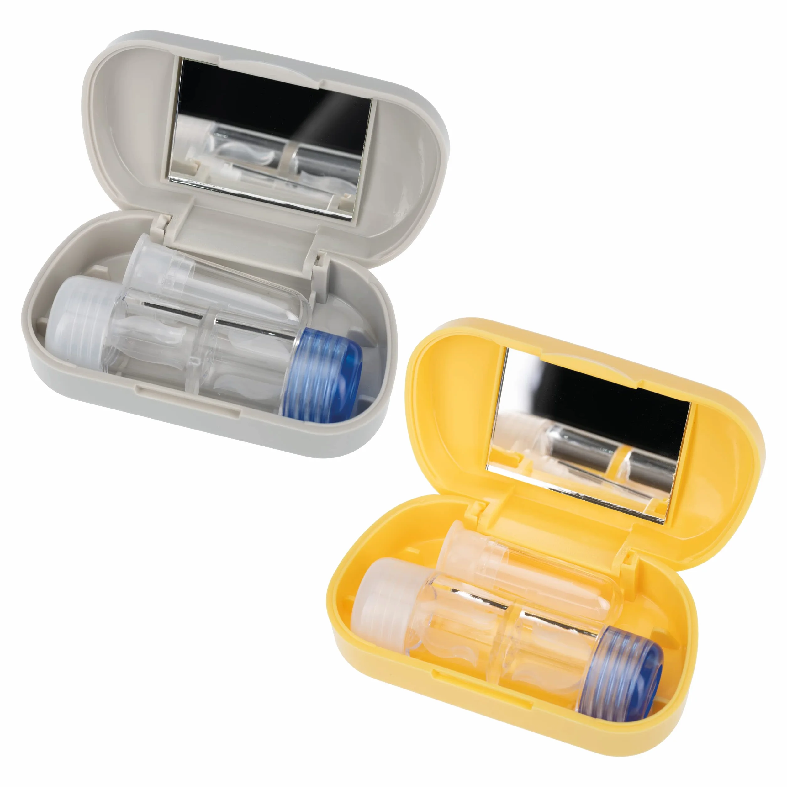 Kit da viaggio per lenti a contatto rigide RGP con custodia, specchio e dispositivo di rimozione