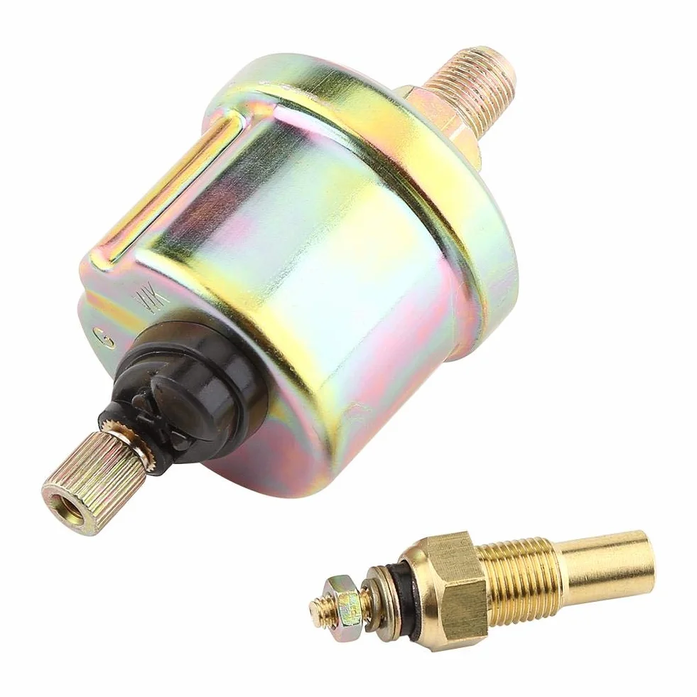 Sensore Temperatura Acqua Auto,52Mm Autogage Nero Consolle Olio/Volt/Manometro Acqua Con Acciaio Inossidabile, Kit Manometro Triplo Sostituzione Per Camion Auto