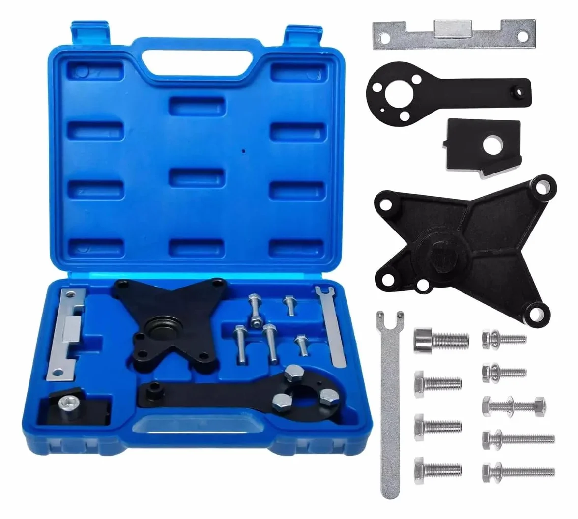 topolenashop Kit Attrezzo Messa in Fase Compatibile per Fiat Lancia Benzina 1.2 1.4 8v Evo Hd155 Messa in Fase, Strumento di Regolazione della Cinghia di distribuzione del Motore