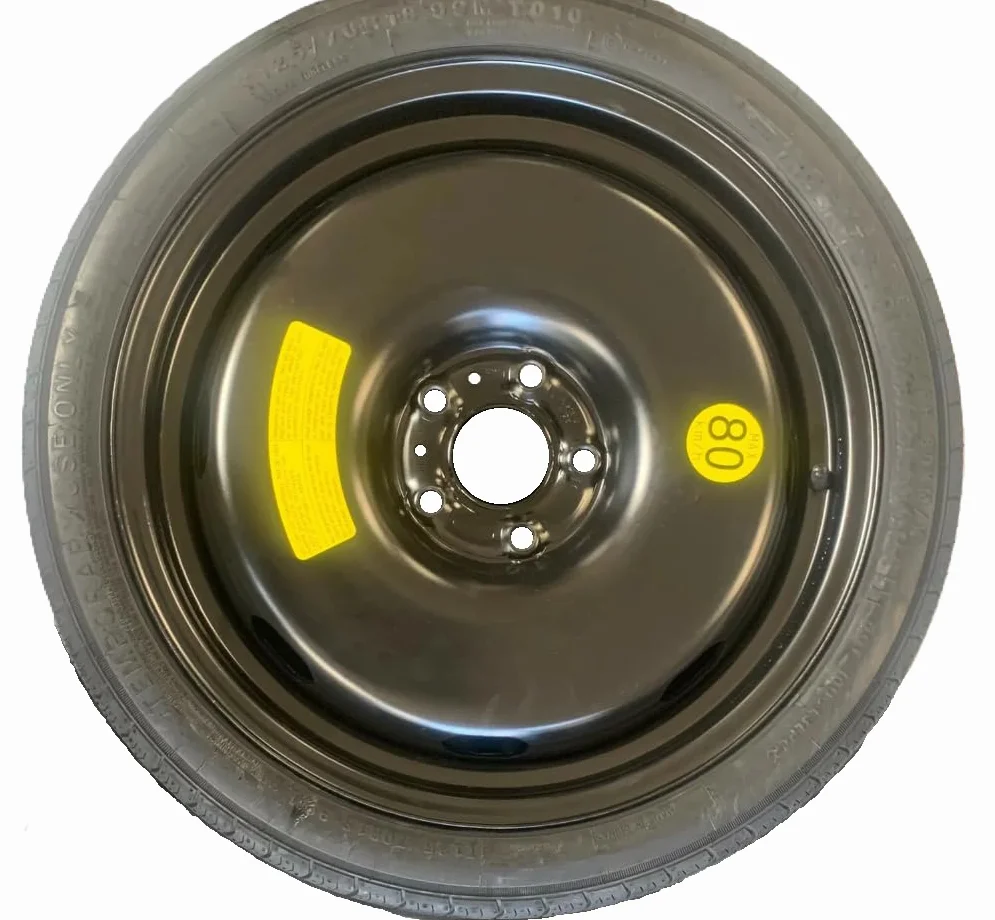 Zestaw Kół Zapasowych 18" 125/70R18 do Volkswagen T-Roc z Criciem, Kluczem, Rękawiczkami i Torbą