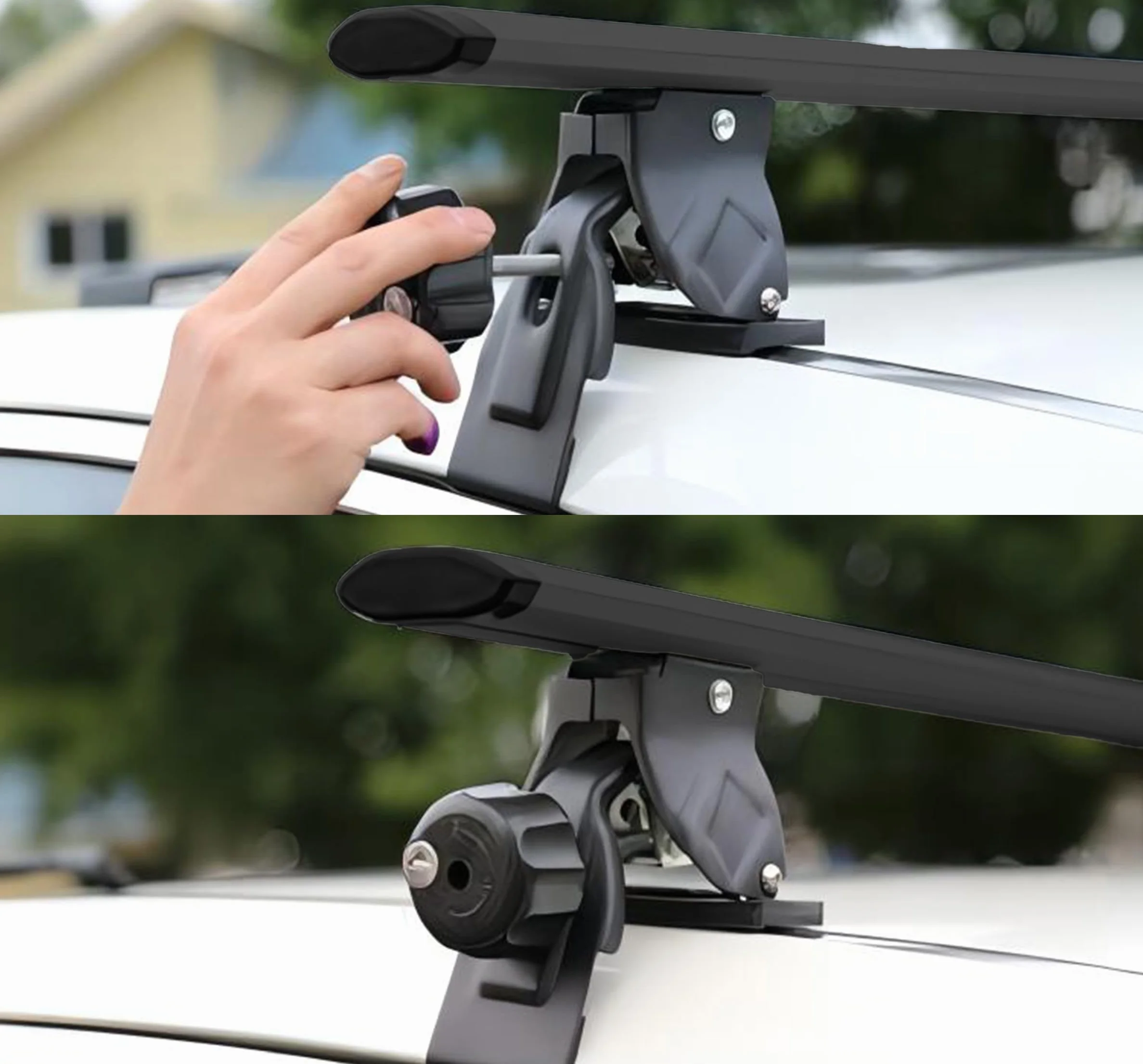 Barre Per Auto Da Tetto, Portapacchi Universali Per Auto Omologate, Largo 130/140 Cm