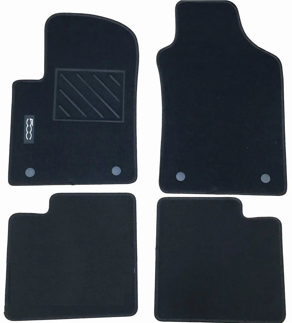 FCA Tappeti Originali Fiat 500 Moquette Anteriori E Posteriori Cod. 71807922